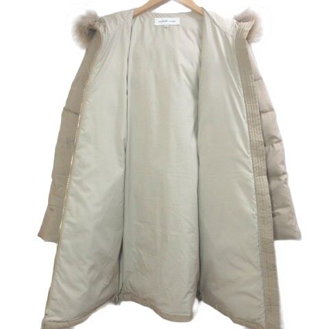 専用Deuxieme Classe チャイニーズラクーンファー付きダウンコート ドゥーズィエムクラス DEUXIEME CLASSE ダウンコート ラクーンファー