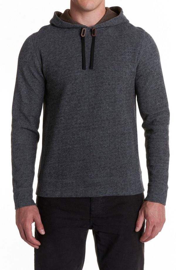 ビリーレイド メンズ アウター パーカー・スウェット シャツ コットン Billy Reid Cotton Blend Hoodie Sweatshirt Black ブラック