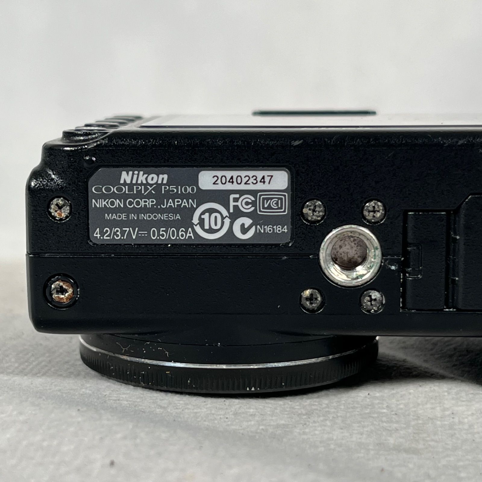 管2606-518】NIKON ニコン COOLPIX P5100 ブラック コンパクトデジタル 