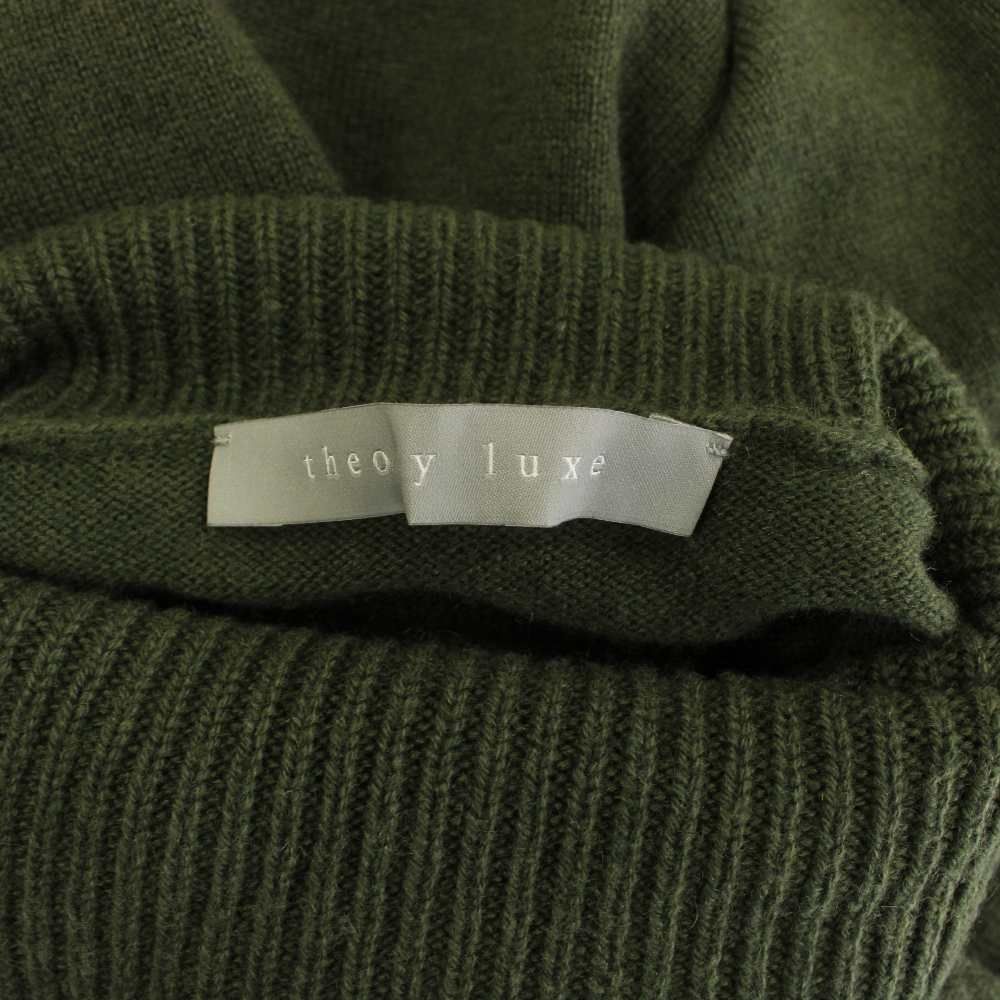 セオリーリュクス theory luxe ニット セーター カシミヤ 38 カーキ