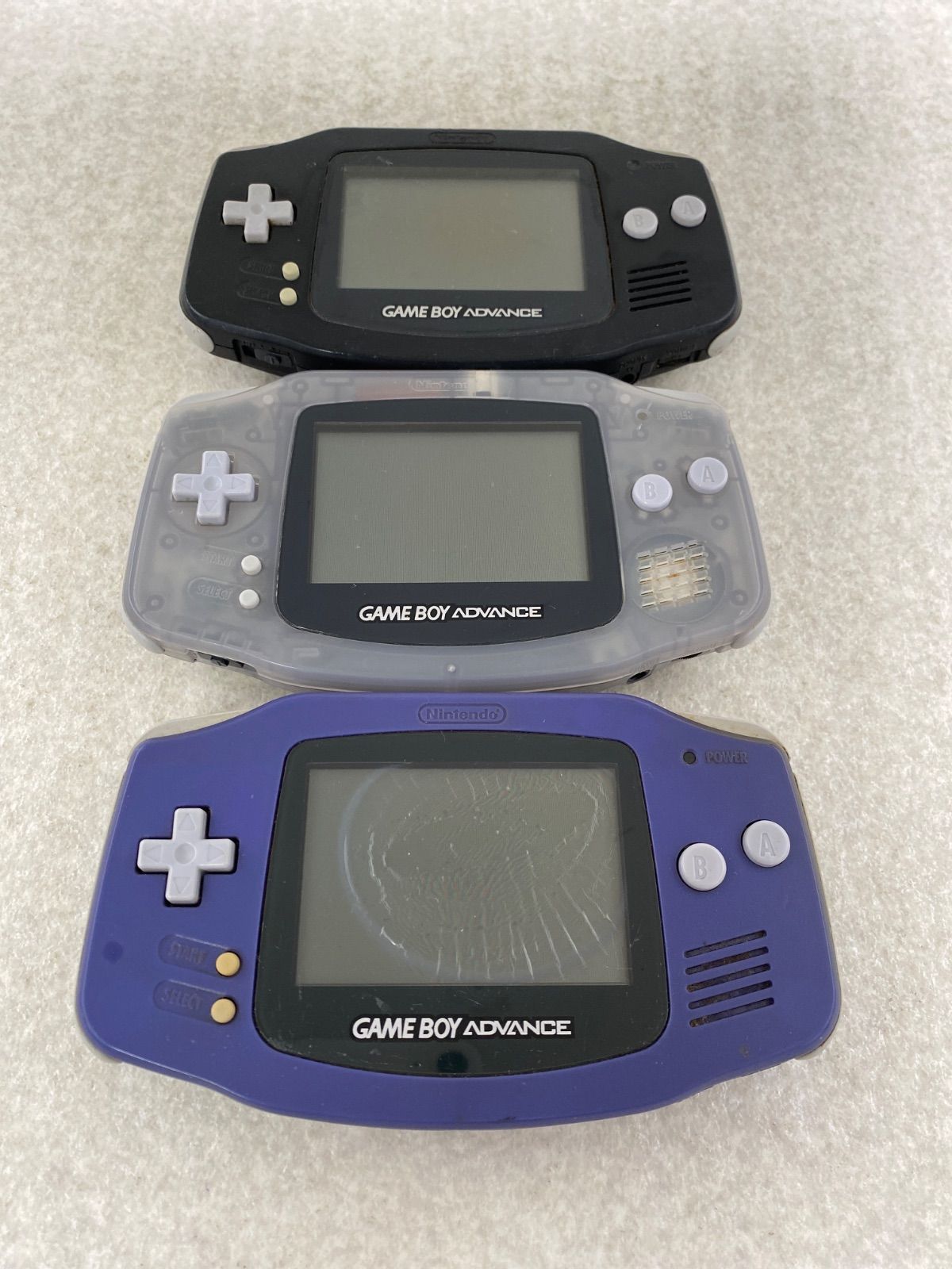 ゲームボーイアドバンス 本体 ジャンク品 3点 - メルカリ