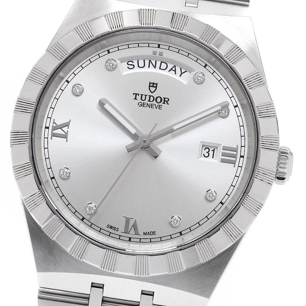 チュードル TUDOR 28600 ロイヤル デイデイト 8Pダイヤ 自動巻き