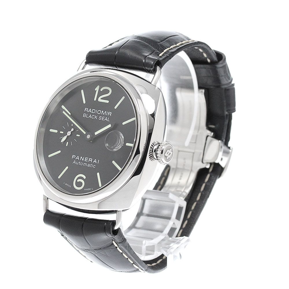 パネライ PANERAI PAM00287 ラジオミール ブラックシール デイト 自動巻き メンズ 良品 箱・保証書付き_949403 パネライ PANERAI PAM00287 ラジオミール ブラックシール デイト 自動
