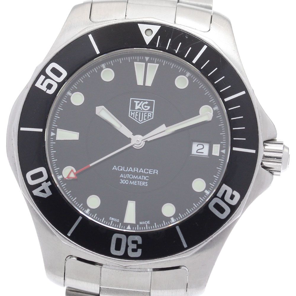 タグホイヤー TAG HEUER WAB2010 アクアレーサー デイト 自動巻き メンズ _961592