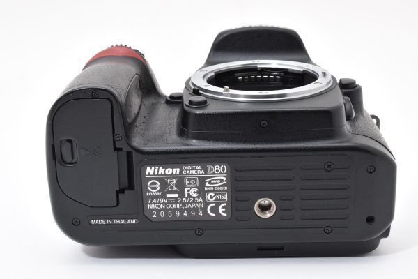 ★撮影枚数2,566枚・美品★Nikon ニコン D80 ボディ #21707 極美品｜Nikon D80 ショット数41,894 枚 デジタル一眼レフカメラ