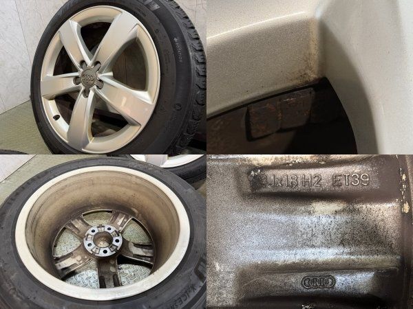 MICHELIN X-ICE SNOW 235/50R18】スタッドレス【audi 4G A6 純正 