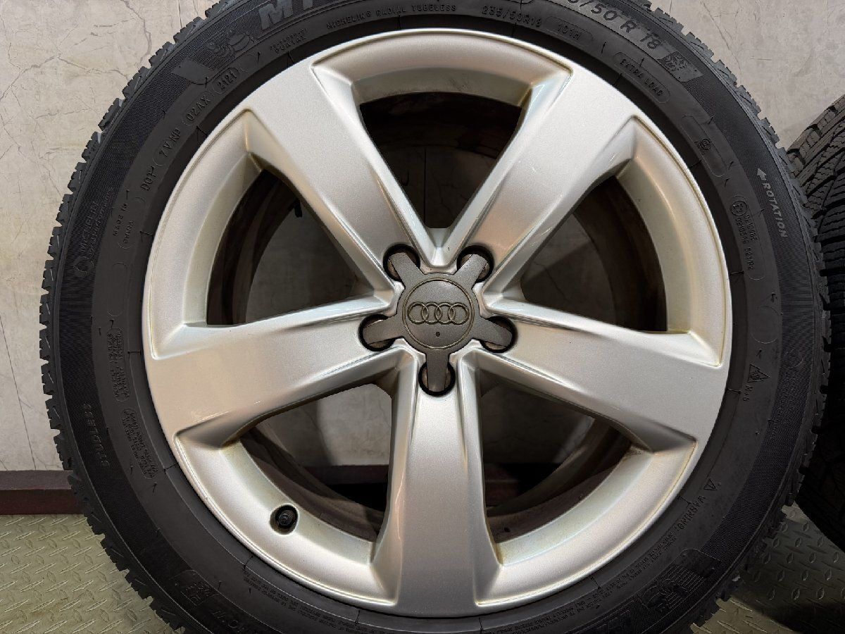 MICHELIN X-ICE SNOW 235/50R18】スタッドレス【audi 4G A6 純正 