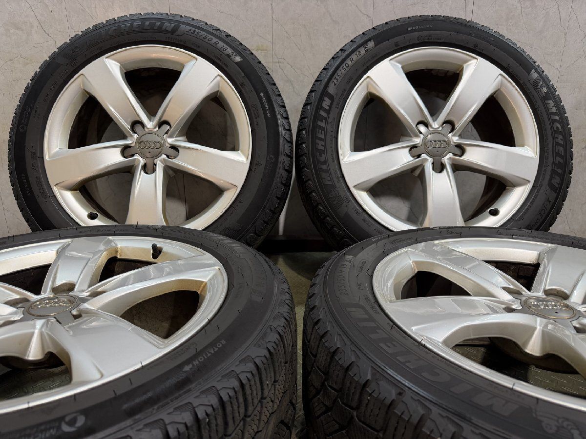 MICHELIN X-ICE SNOW 235/50R18】スタッドレス【audi 4G A6 純正