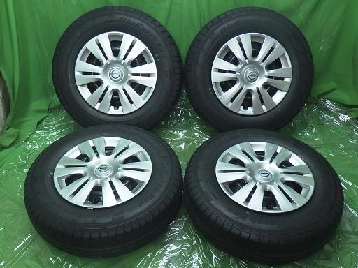 中古】195/80R15 新車外し キャラバン 純正 15インチ スチール