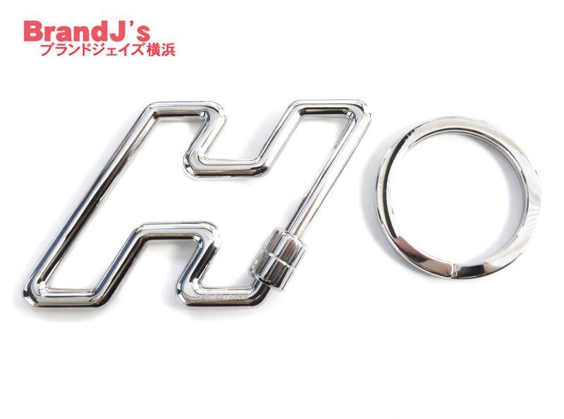 未使用 エルメス HERMES キーリング Hトゥスピード キーホルダー バッグチャーム シルバー色 /34867