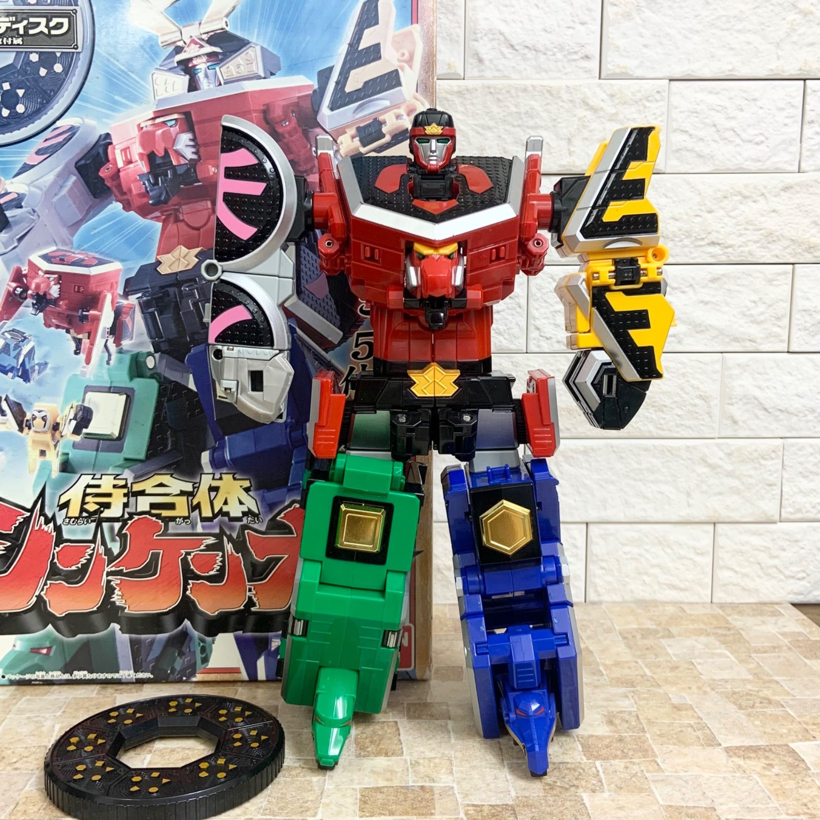侍戦隊シンケンジャー】侍合体 DXシンケンオー 変形 5体合体 折神 ロボ