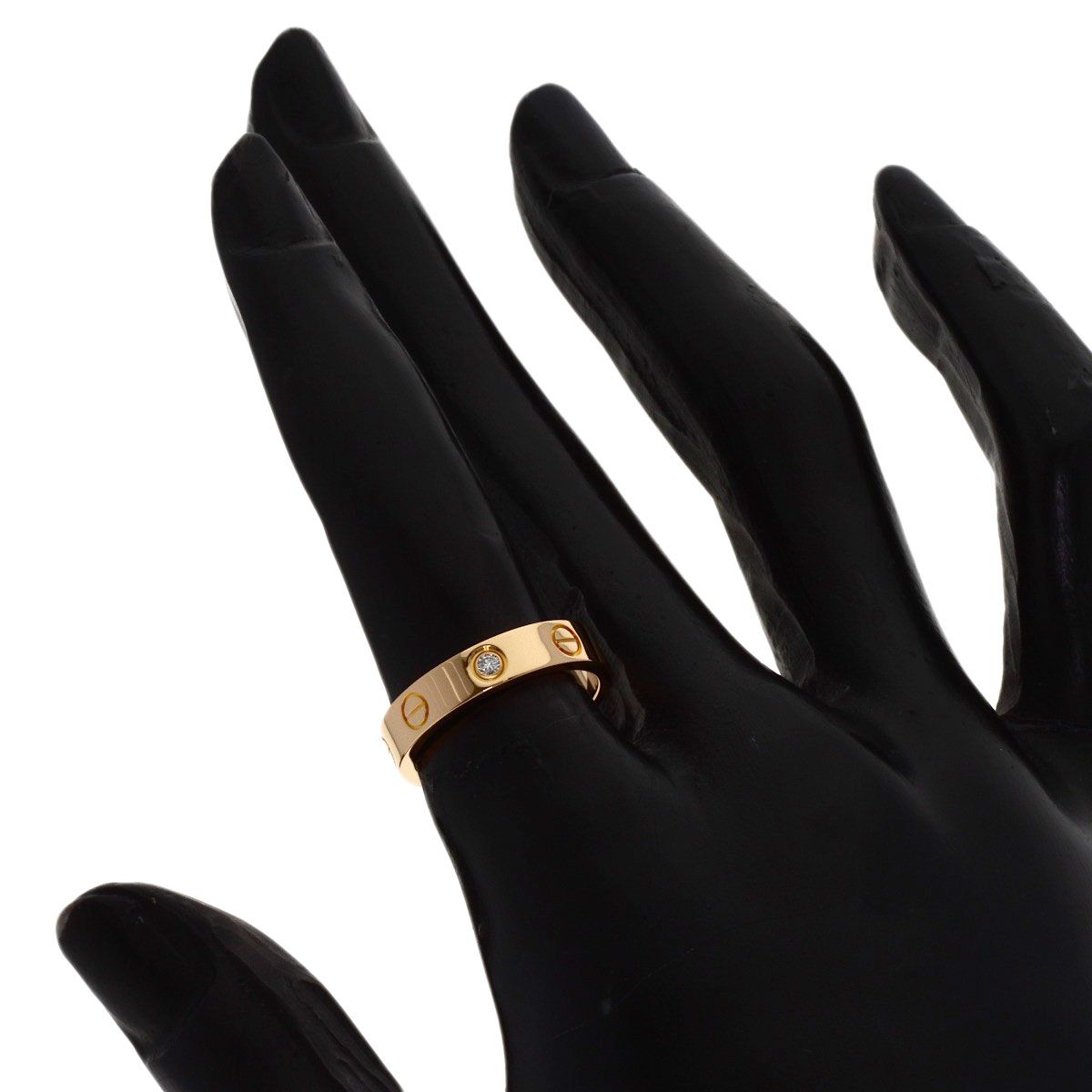 CARTIER カルティエ ミニラブリング 1P ダイヤモンド #49 リング・指輪