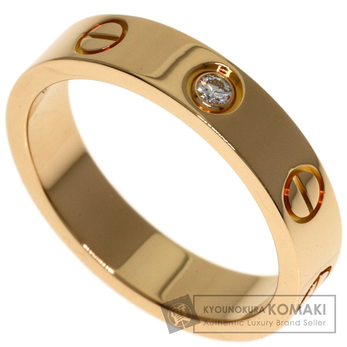 CARTIER カルティエ ミニラブリング 1P ダイヤモンド #49 リング・指輪