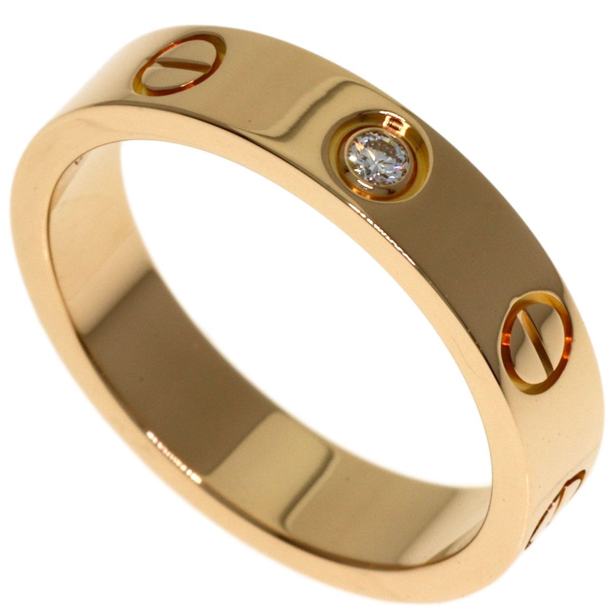 CARTIER カルティエ ミニラブリング 1P ダイヤモンド #49 リング・指輪