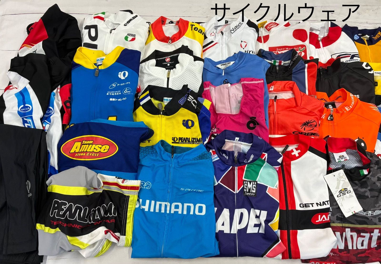 S12◇ サイクルウェア おまとめ 27点 自転車 サイクリング トップス ボトムス