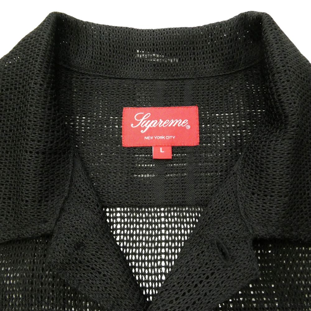 Supreme シュプリーム 23SS Mesh Stripe S/S Shirt メッシュ
