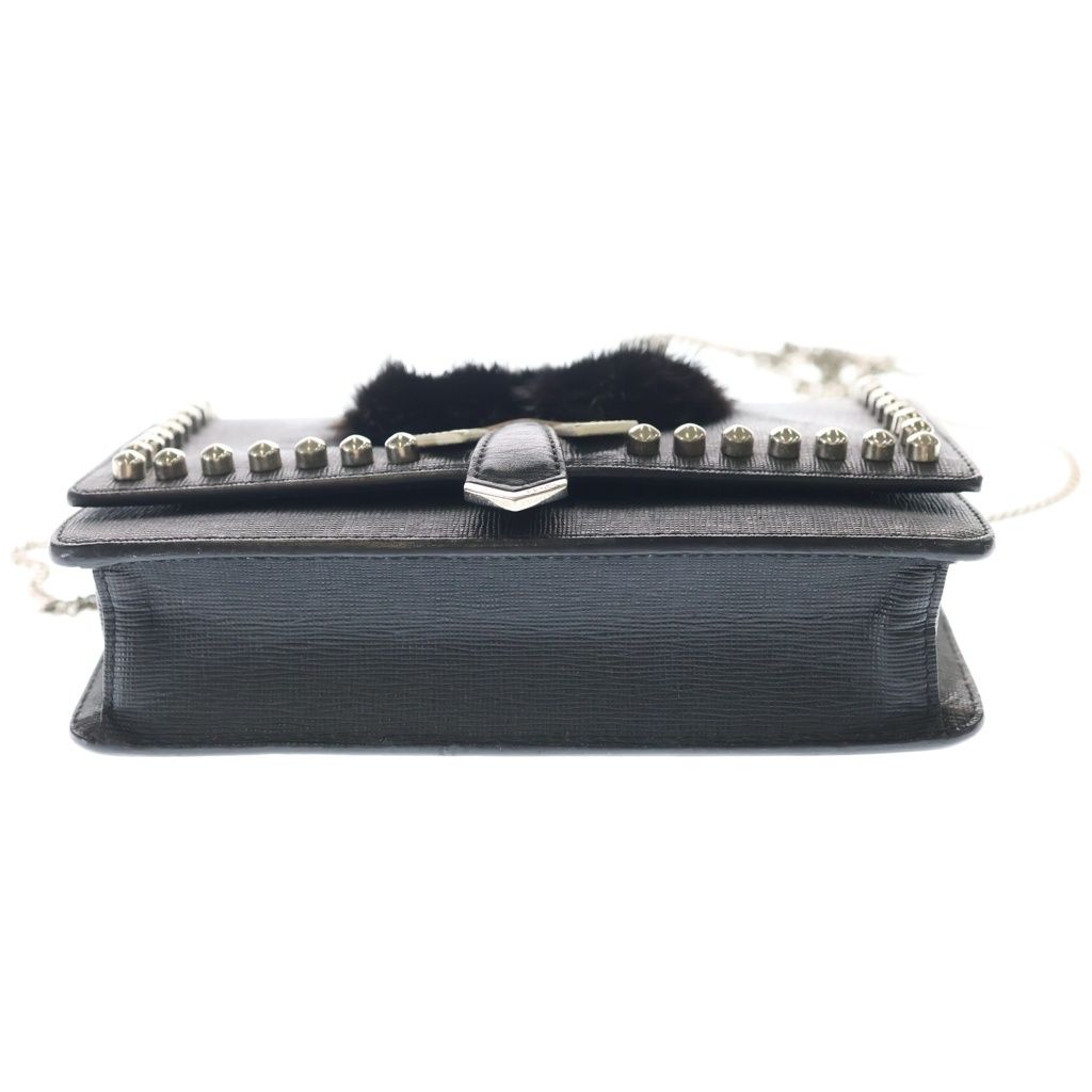 FENDI (フェンディ) カールラガーフェルド チェーンショルダーバッグ