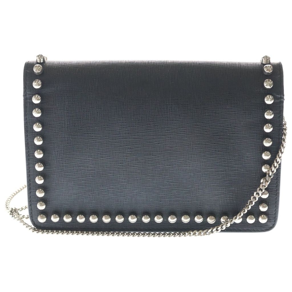 FENDI (フェンディ) カールラガーフェルド チェーンショルダーバッグ