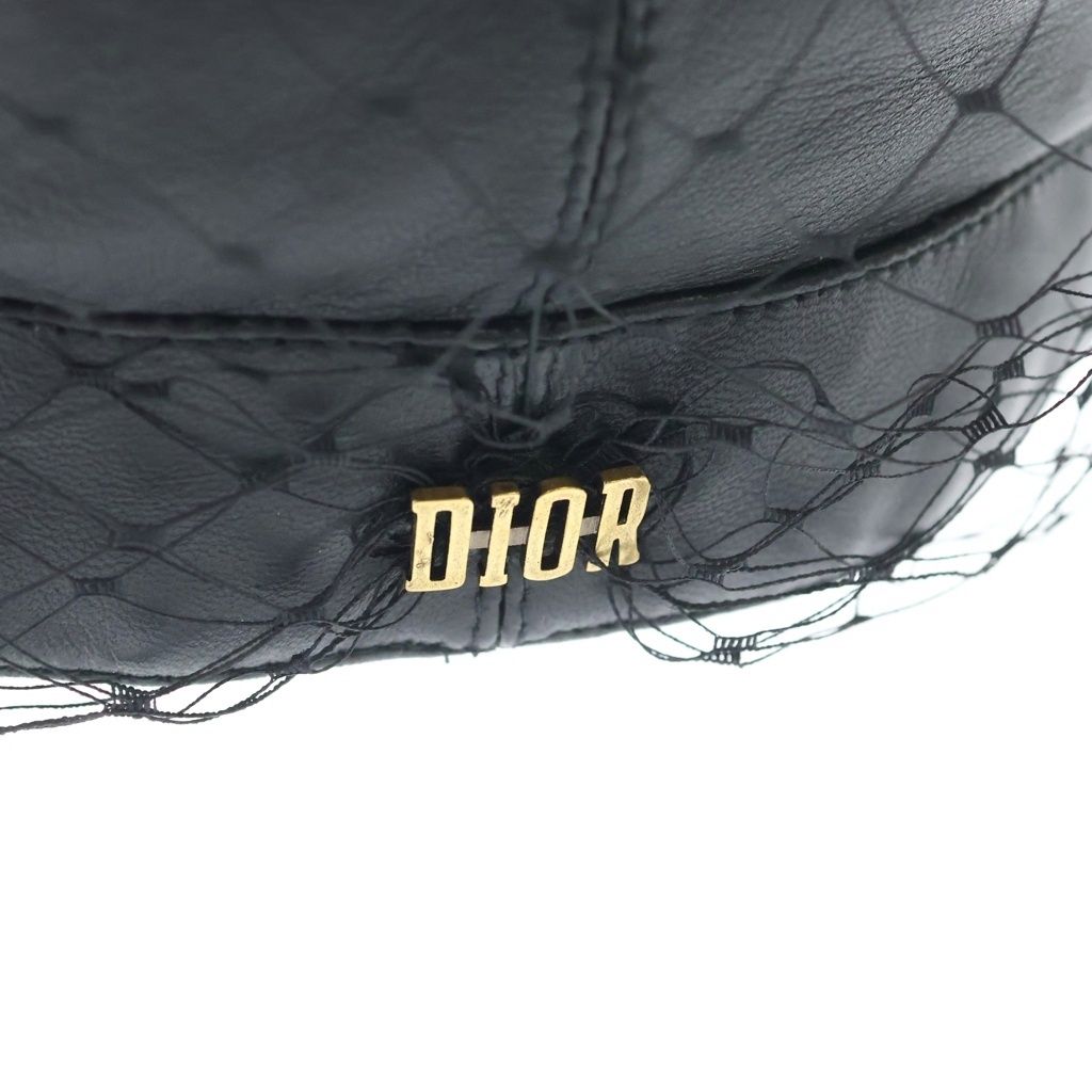 Christian Dior (クリスチャンディオール) ベール付き キャスケット