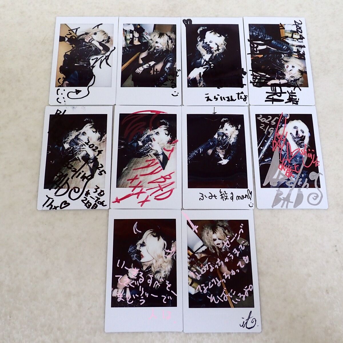 DazzlingBAD iT サイン/メッセージ入り チェキ まとめて10枚セット 【PP 10,500円