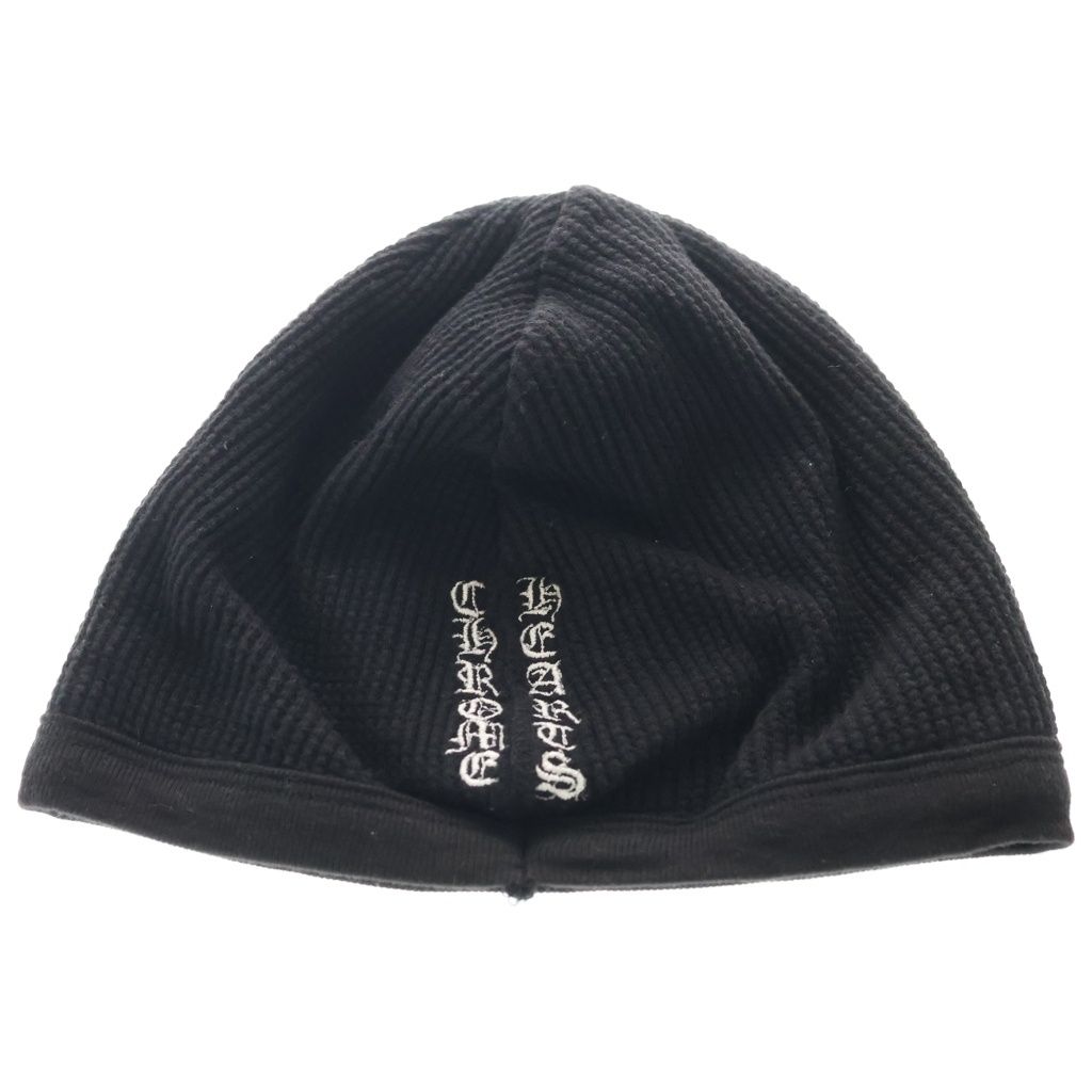 CHROME HEARTS (クロムハーツ) BEANIE CHクロス刺繍 ビーニー ニット帽