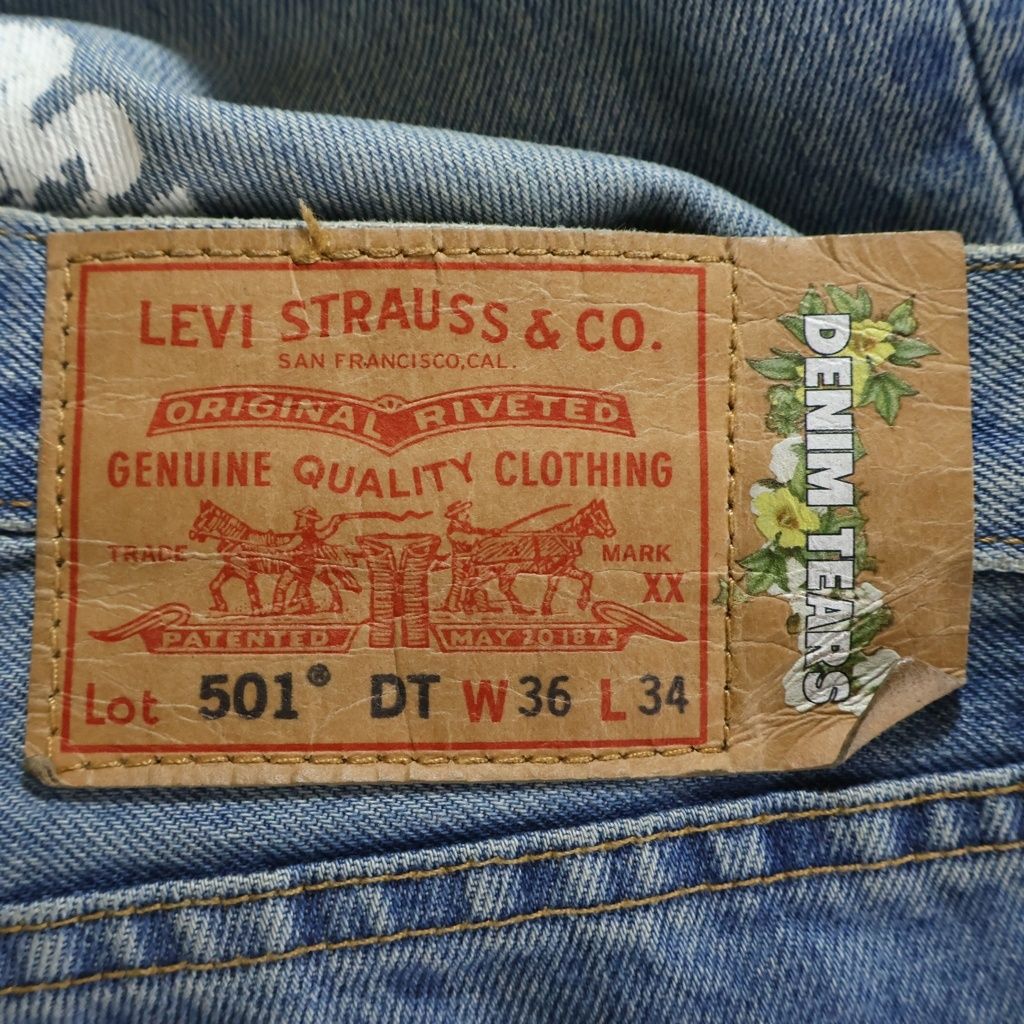 DENIM TEARS (デニムティアーズ) ×LEVI'S 501 COTTON WREATH CHAIN