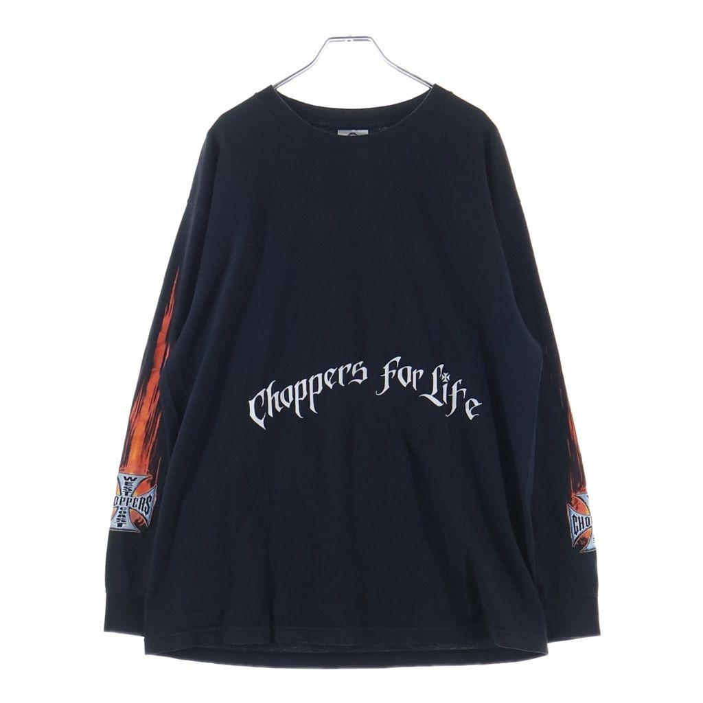 VINTAGE (ヴィンテージ) 90-00s West Coast Choppers Red Flame L/S