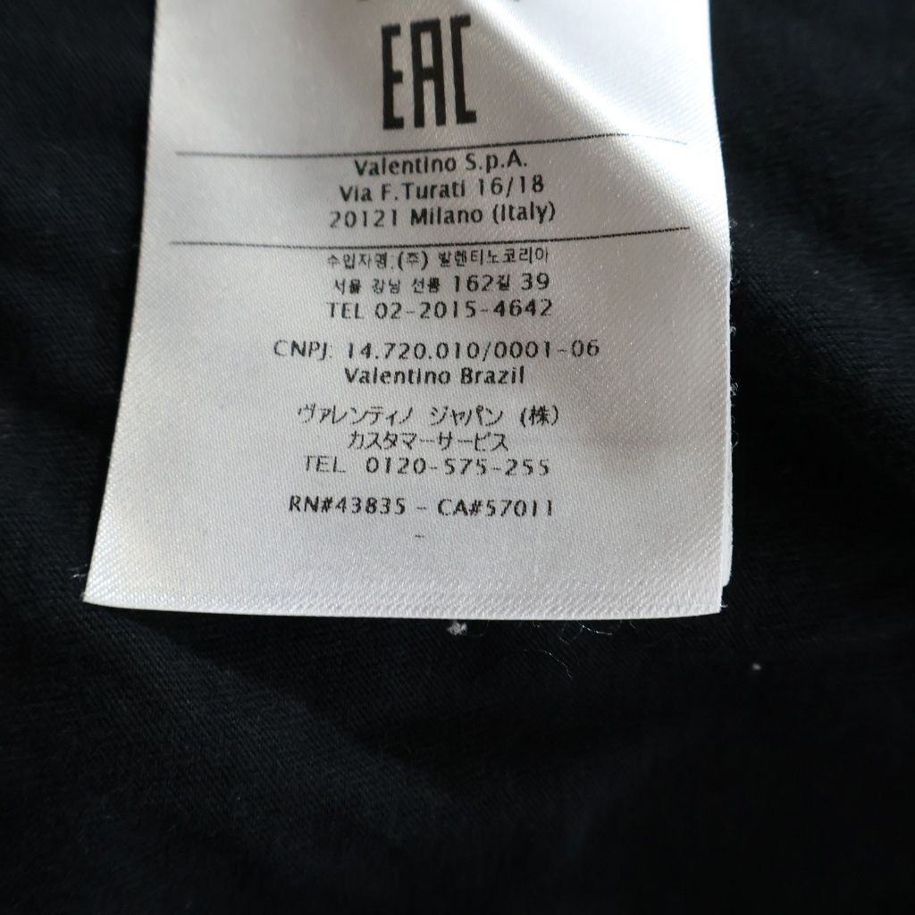 VALENTINO (ヴァレンティノ) VLTNロゴ Tシャツ ブラック #M - メルカリ