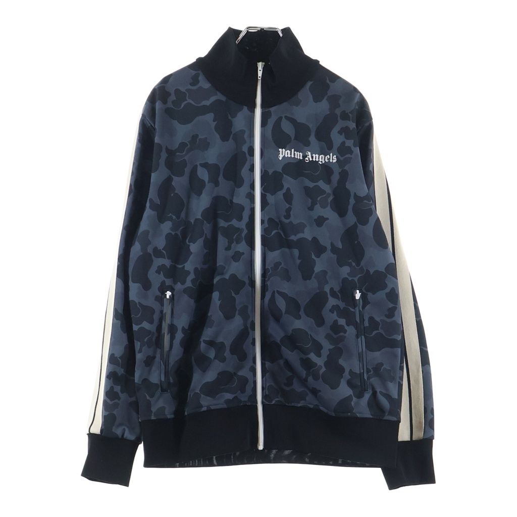 Palm Angels パームエンジェルス Night Camo Track Jacket ナイトカモ トラックジャケット ブラック PMBD001F21FAB004 Palm Angels (パームエンジェルス) Night Camo Track Jacket