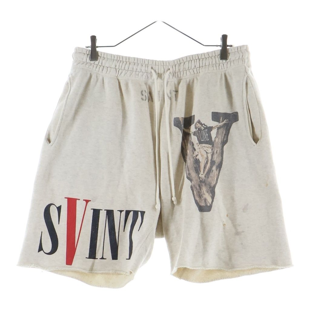 Mサイズ ヴィローン セントマイケル ショーツ SAINT MICHAEL (セントマイケル) 22SS VLONE SWEAT SHORTS ヴィローン