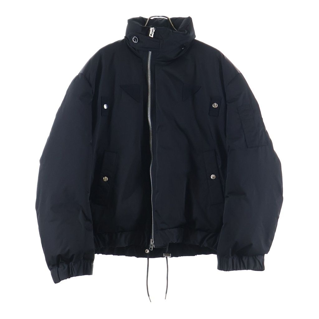 Sacai (サカイ) 22AW Padded Blouson ナイロン ジップアップ パデッドブルゾン ジャケット ブラック 22-02940M