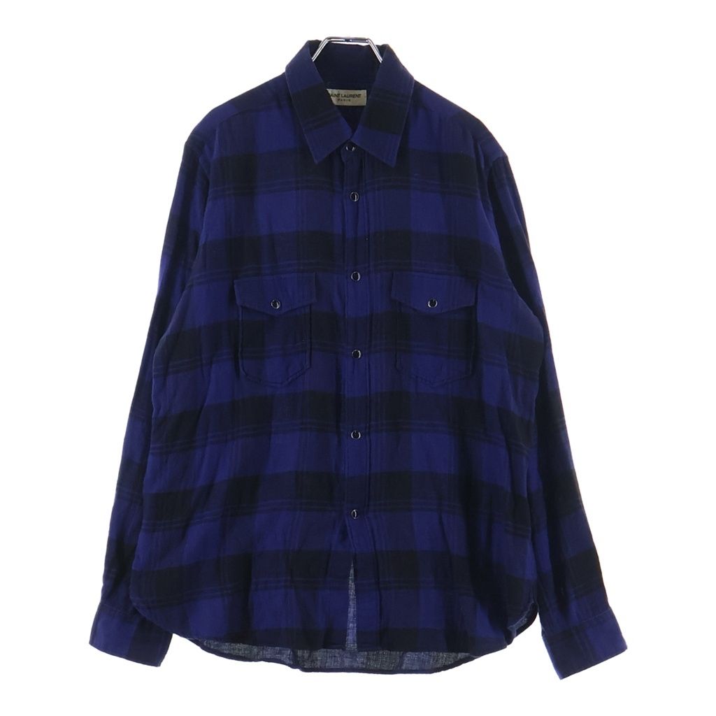 SAINT LAURENT PARIS (サンローランパリ) 17AW コットン フランネル