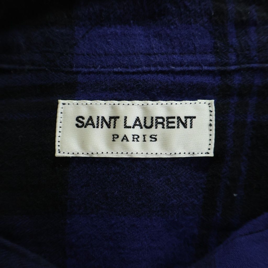 SAINT LAURENT PARIS (サンローランパリ) 17AW コットン フランネル