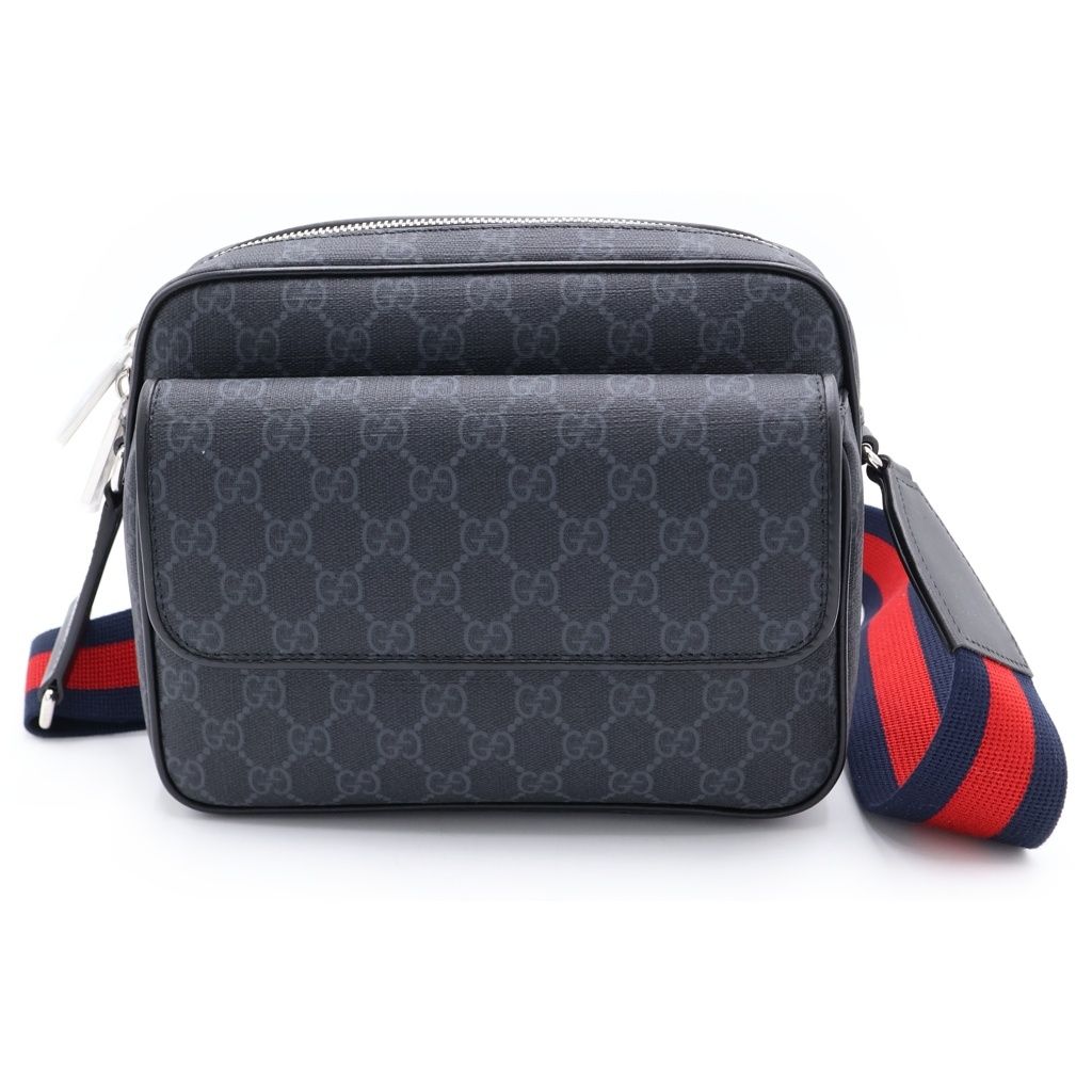 GUCCI (グッチ) GGスプリーム スモール クロスボディ ショルダーバッグ
