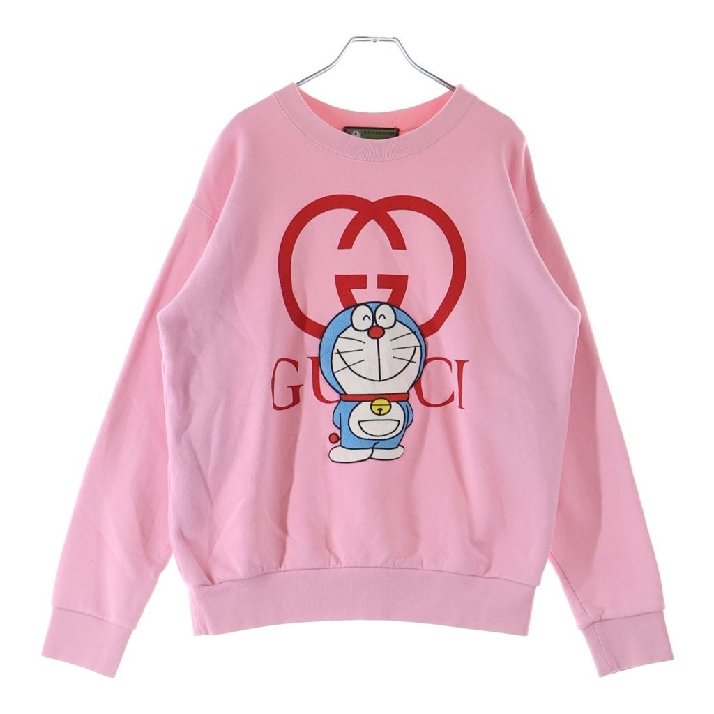 GUCCI (グッチ) Doraemon Crewneck Sweatshirt ドラえもん ロゴ刺繍