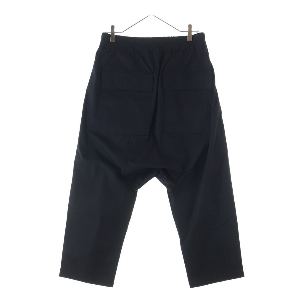 Rick Owens リックオウエンス 19AW Drawstring Cropped Pants ドローストリング クロップドパンツ ブラック RU19F4381-TEEC2 Rick Owens (リックオウエンス) 19AW Drawstring Cropped Pants ドロー
