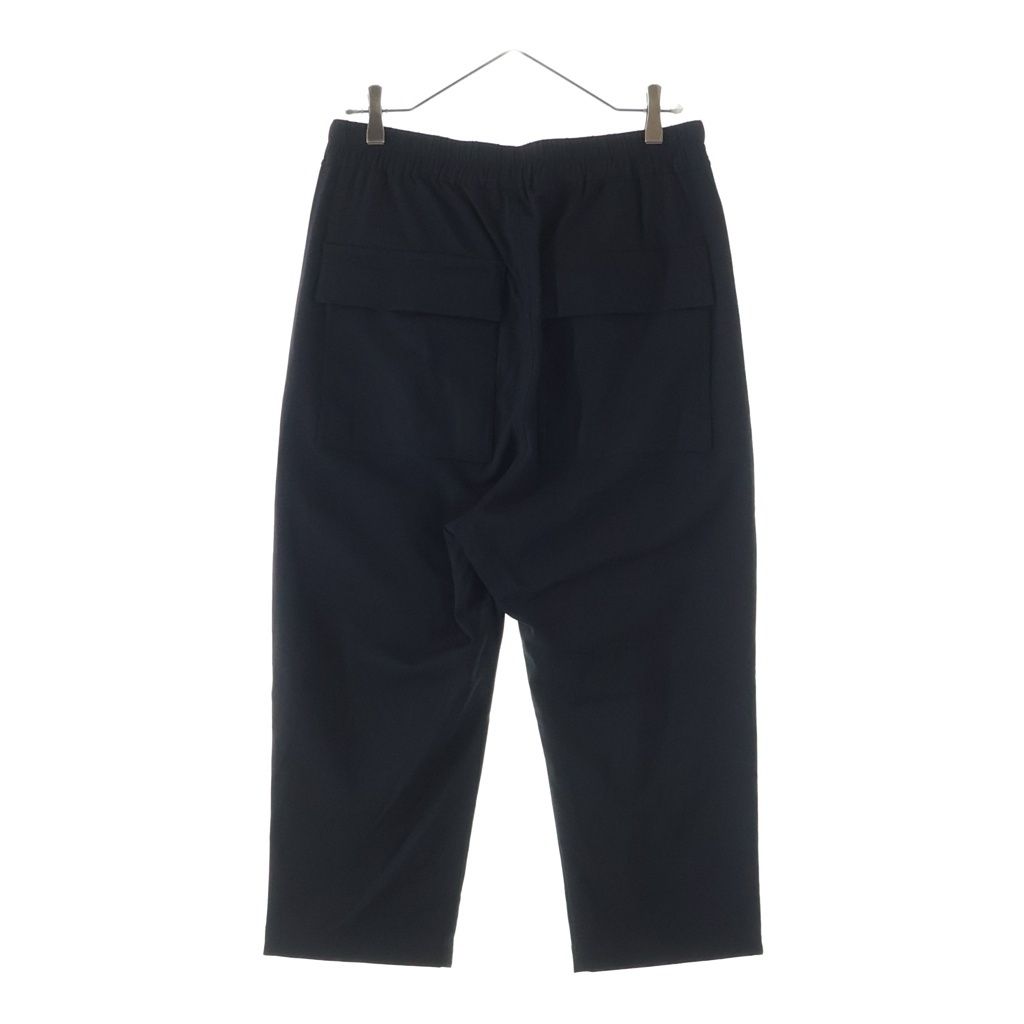 Rick Owens リックオウエンス 22SS Drawstring Slim Cropped Pants ドローストリング スリムクロップドパンツ ブラック RU01B1395-ZLSC Rick Owens (リックオウエンス) 22SS Drawstring Slim Cropped Pants