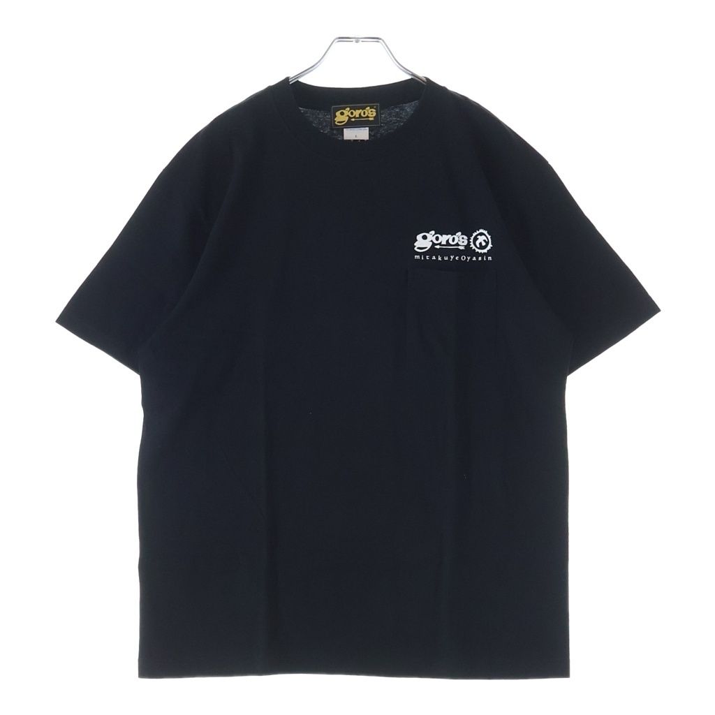 未使用 goro's ゴローズ メディスンホイール 半袖Tシャツ ブラック XL goro's (ゴローズ) 新型 mitakuye oyasin 胸ポケット 半袖 クルー