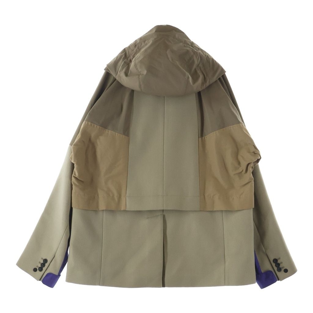 Sacai (サカイ) 21AW Wool Melton Jacket ウールメルトンジャケット