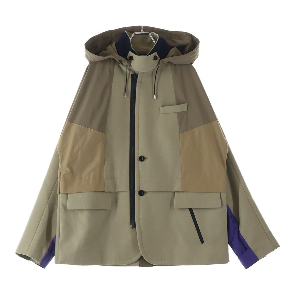 Sacai (サカイ) 21AW Wool Melton Jacket ウールメルトンジャケット