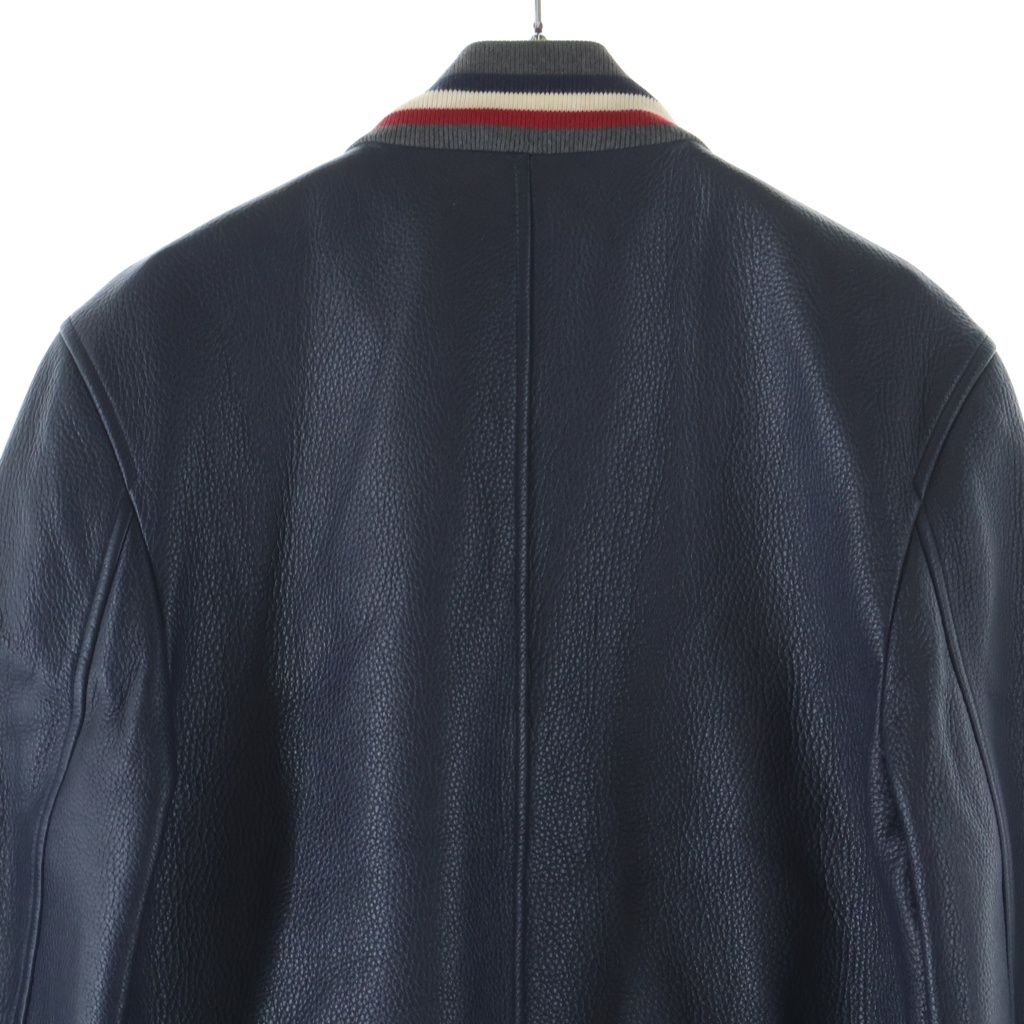 THOM BROWNE (トムブラウン) Leather Blouson MA-1 ディアスキン
