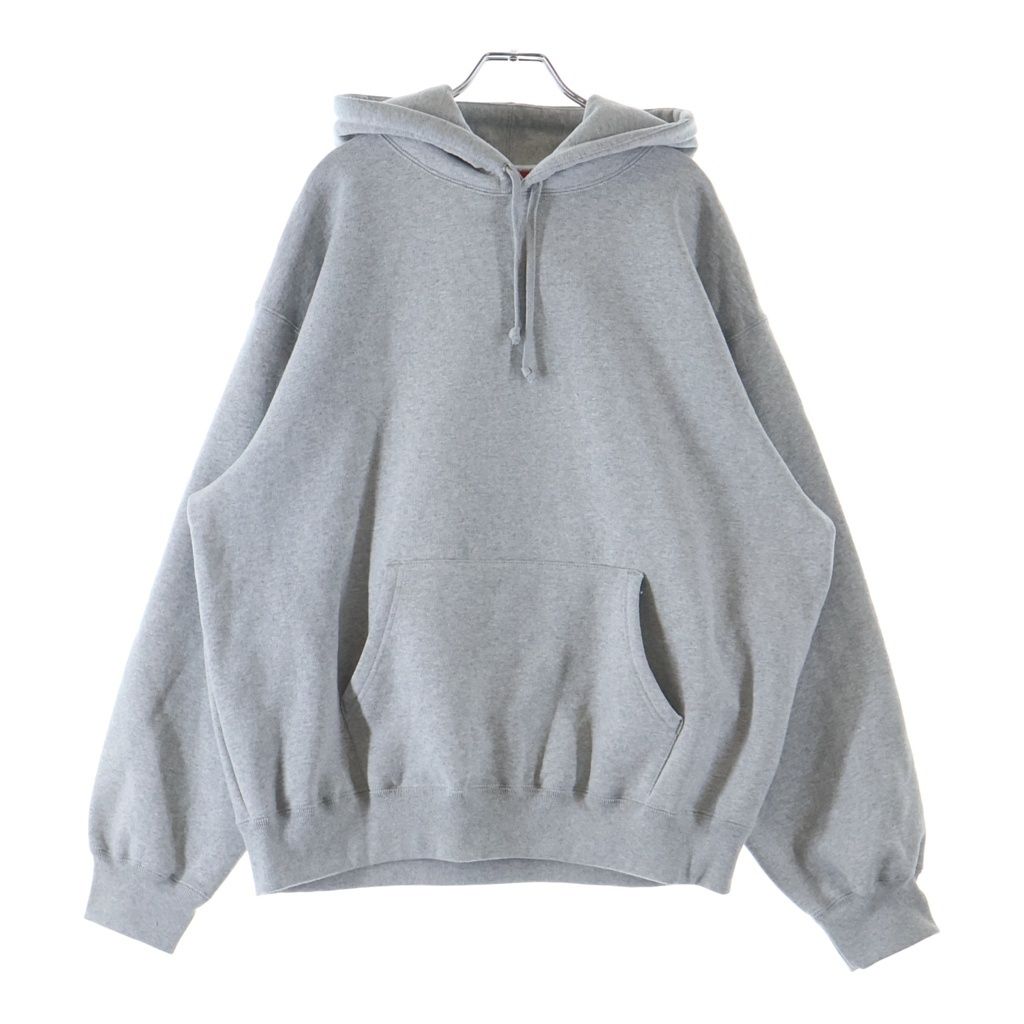 t*o様 supreme satin applique シュプリームパーカーグレ SUPREME (シュプリーム) 25AW Satin Applique Hooded Sweat Shirt