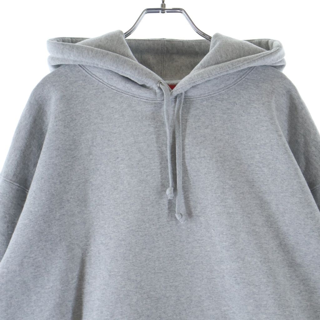 t*o様 supreme satin applique シュプリームパーカーグレ SUPREME (シュプリーム) 25AW Satin Applique Hooded Sweat Shirt