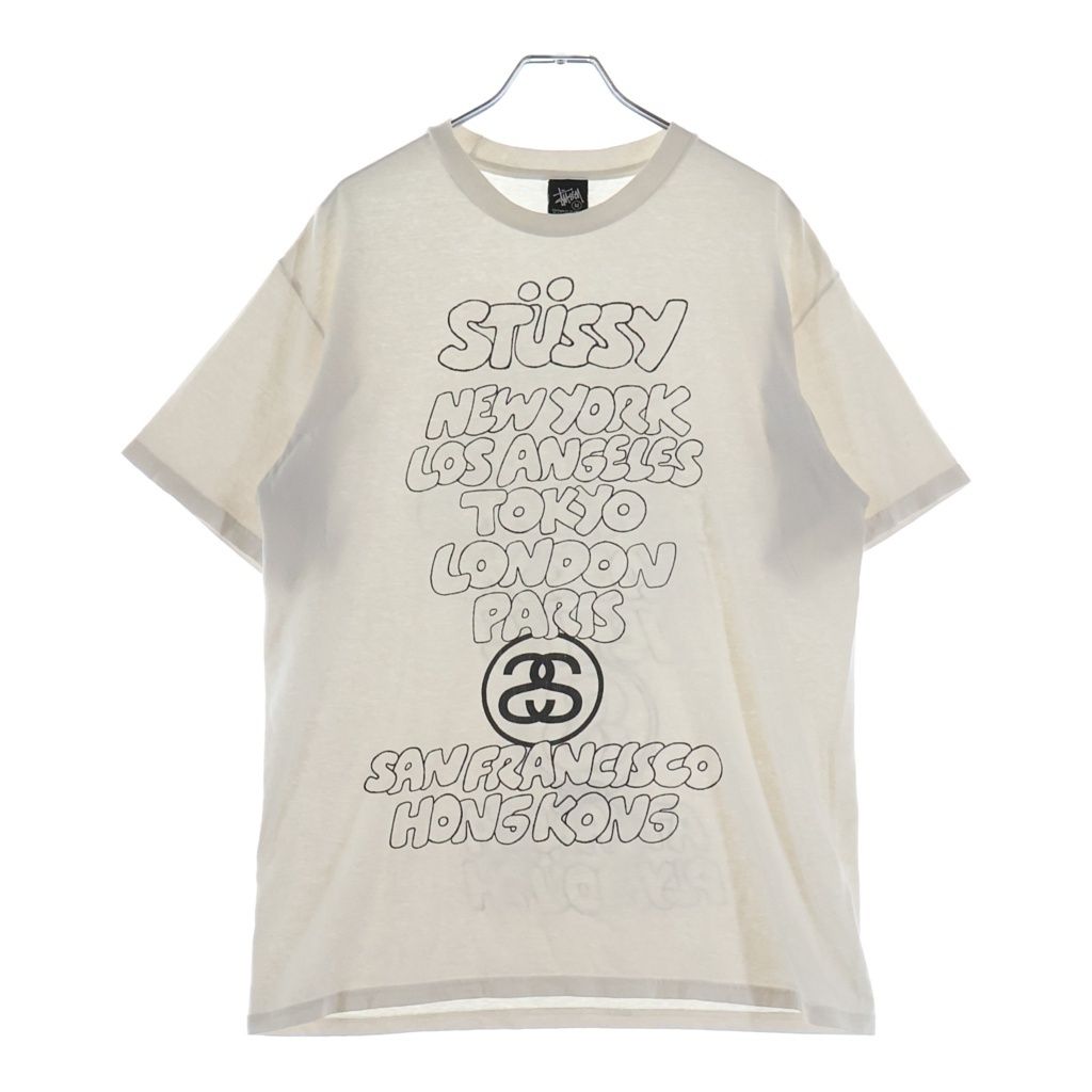 TRIVIUM 2007 古着 ワールドツアー ロゴプリント Tシャツ STUSSY (ステューシー) 00S VINTAGE WORLDTOUR ヴィンテージ ワールド