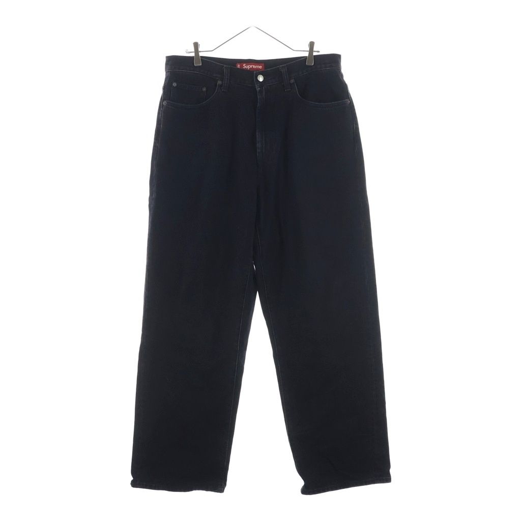 Supreme クラシックロゴ　ブラック　バギーデニム　パンツ　32 メンズ SUPREME (シュプリーム) 24AW Baggy Jean ロゴエンブロイダリー