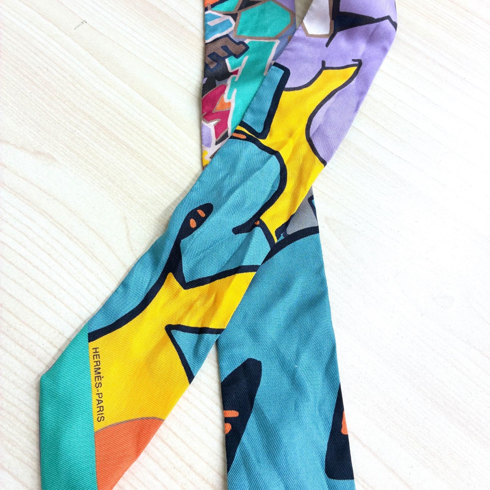 エルメス HERMES】美品！GRAFFグラフィックツリー/オレンジマルチ