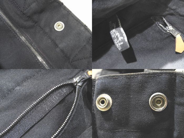 HERMES エルメス フールトゥMM トートバッグ ☆ ブラック キャンバス