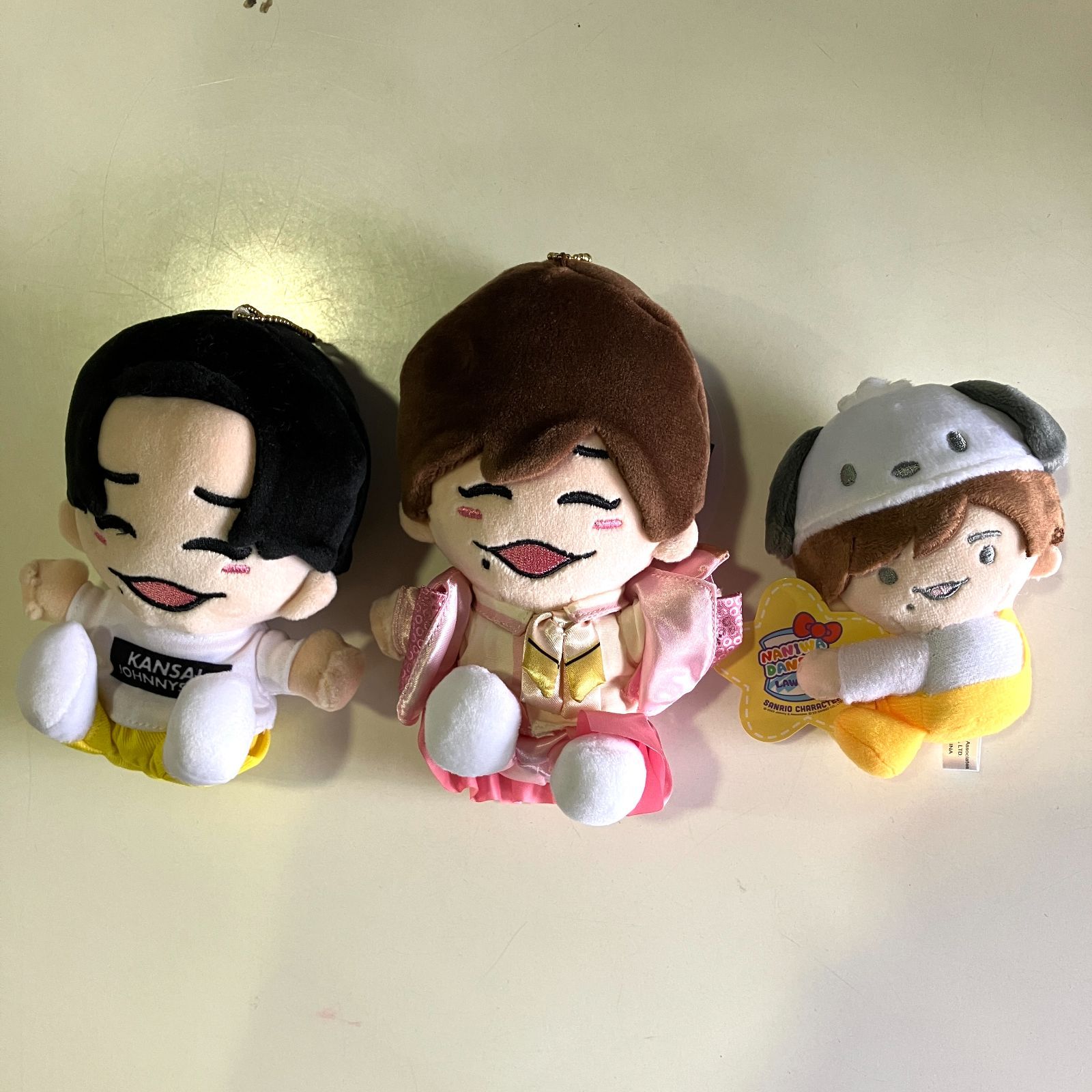 長尾謙杜ぬい3点セット なにわ男子 長尾謙杜 ぬいぐるみ 3点セット まとめ売り 開封済 NL7072