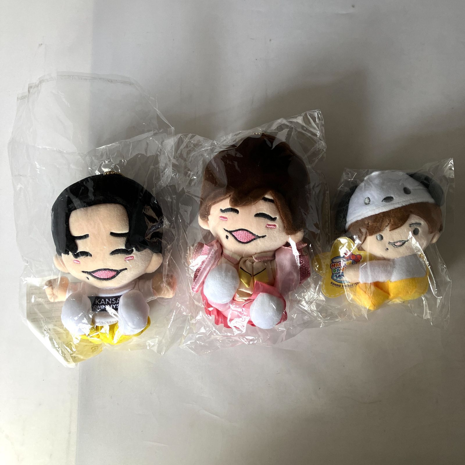 長尾謙杜 ぬいぐるみ バラ売り可 なにわ男子 長尾謙杜 ぬいぐるみ 3点セット まとめ売り 開封済 NL7072