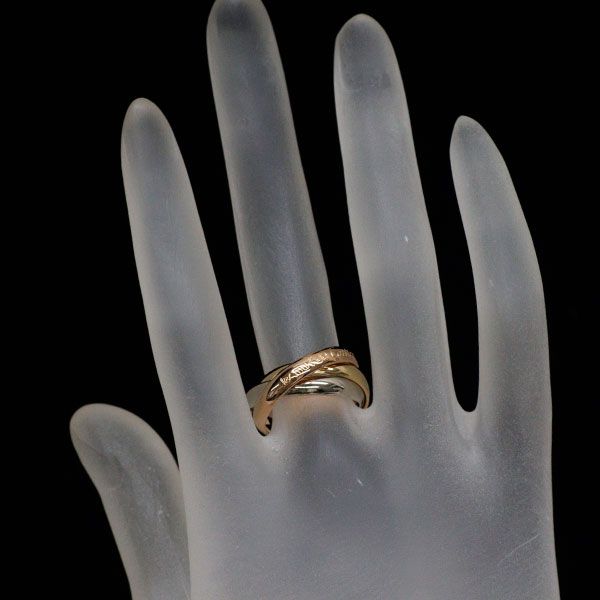 【カルティエ/Cartier】 トリニティリング 9号 K18YG/WG/PG カルティエ K18YG/WG/PG リング トリニティ3.4mm 52号 - メルカリ